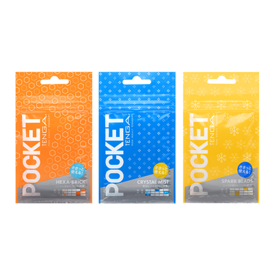 POCKET TENGA（ヘクサブリック・クリスタルミスト・スパークビーズ）