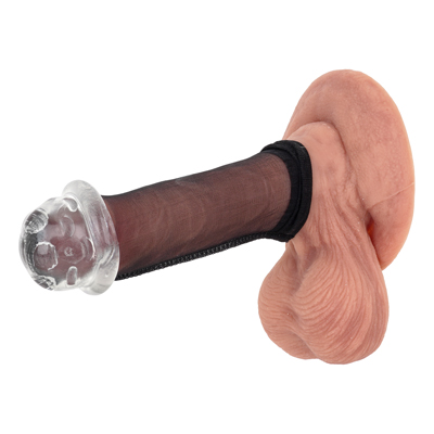 ストッキングで手コキ　ミニホール付き