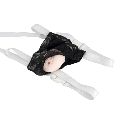 パンツ型！オナホルダー（黒レース）